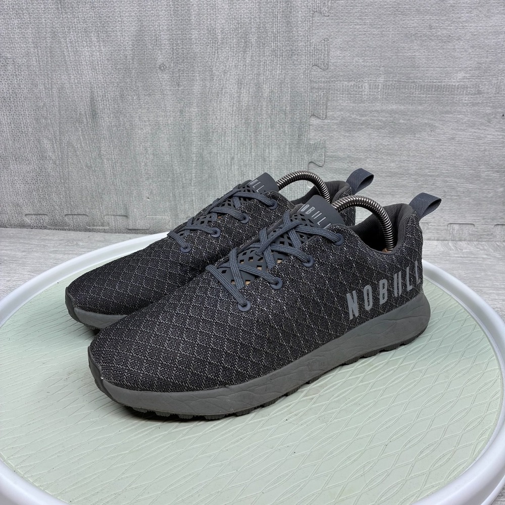 NoBull Project Matryx Trail Running Shoes Men's 9 Women's 10.5 Gray Athletic